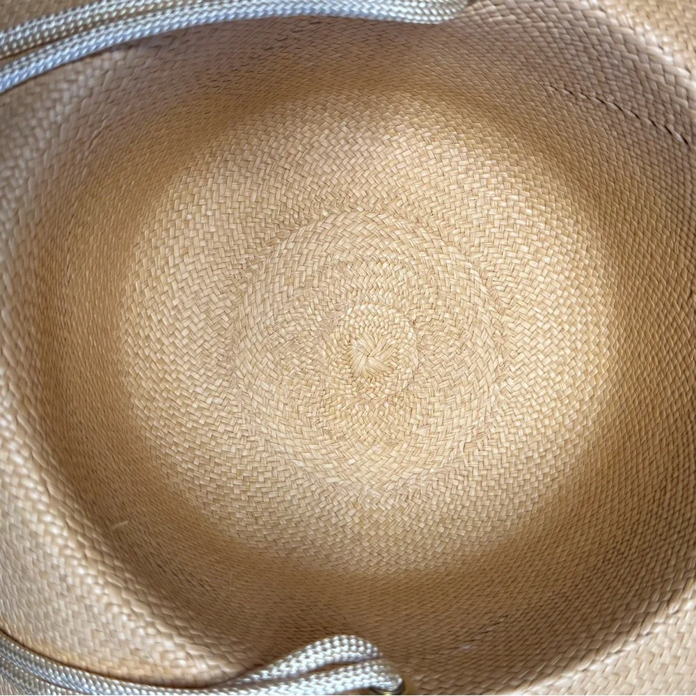 NWT Pantropics Women's Wide Brim Packable Panama Sun Hat Beach Pool Hat